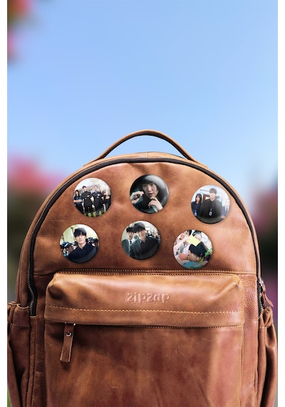 Teach You A Lesson Çanta Süsü Rozet İğneli Buton Rozet Seti 6 Adet Altılı