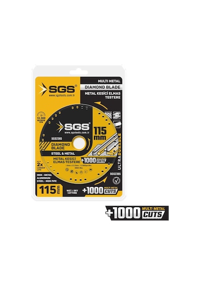 Sgs Vakumlu Elmas Multı-metal Kesici 115 Mm Sgs2365