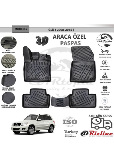 Mercedes Glk / 2008-2015 / Siyah / Rizline Paspas
