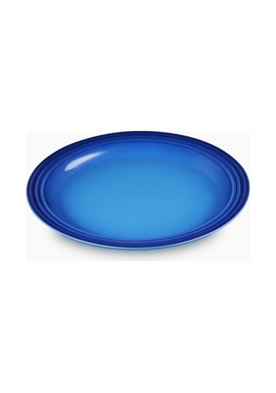 Le Creuset Klasik Dayanıklı Tasarım Seramik Yemek Tabağı 27 Cm Mavi