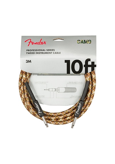 Fender 0990810107 Professional Enstrüman Kablosu 3m - Desert Camo Çöl Kamuflaj Deseni Özel Tasarım Ve Üstün Dayanıklılık