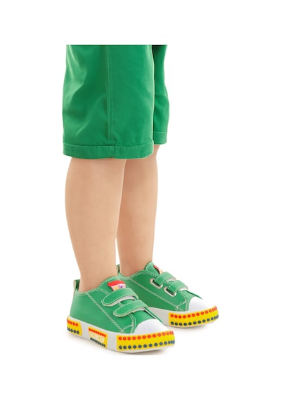 Kiko Kids Kach Cırtlı Erkek Bebek Günlük Spor Ayakkabı Yeşil
