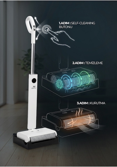 Pirantech M-210 Islak & Kuru Zemin Temizleyici