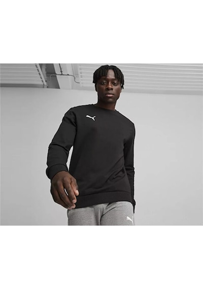 Puma Teamgoal Casuals Crew Neck Sweat Erkek Futbol Antrenman Sweatshirts 65859203 Siyah Siyah