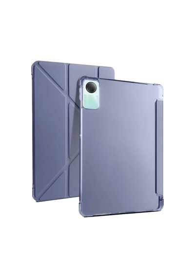 Xiaomi Redmi Pad Se 4g Uyumlu Kılıf Kalemlikli Mars Tablet Kılıfı - Lavender Arka Kapak