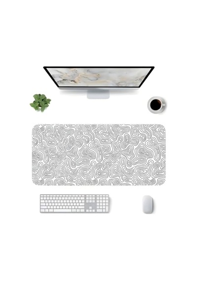 Desenli Yuvarlak Mousepad - Mouse Pad - Fare Altlığı