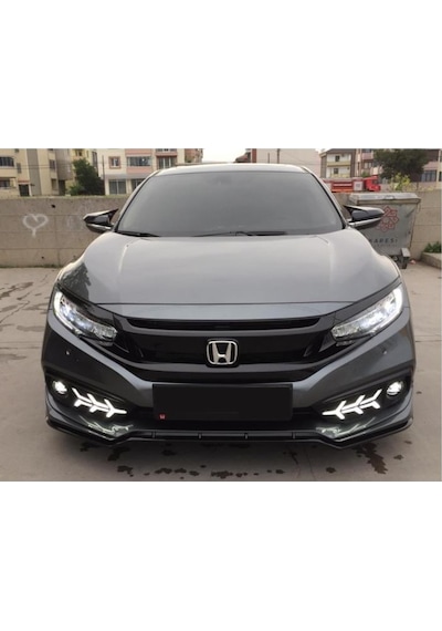 Honda Civic Fc5 Makyajlı Kasa Ön Sis Ledi Uçak Dizayn (hareketli)