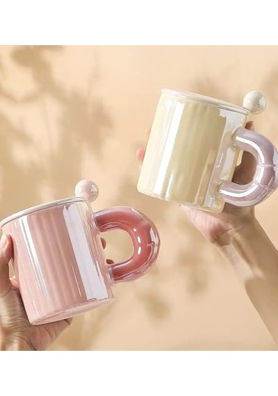 Pastel Tonlu Seramik Kupa Diğer