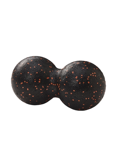 Actifoam Peanut Lacrosse Massage Ball El Ayak Fıstık Masaj Topu Orta Sert-Siyah Sarı