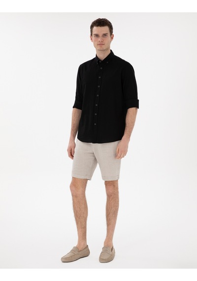 Pierre Cardin Erkek Siyah Gömlek Desenli 50303245-vr046 Siyah Pierre Cardin Erkek Siyah Gömlek Desenli 50303245-vr046 Siyah