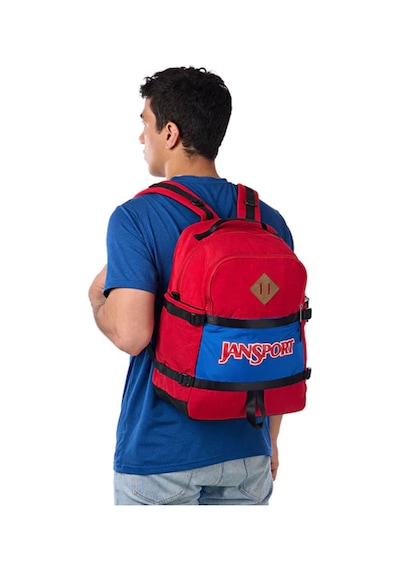 Jansport Small Seattle Pack Red Tape Sırt Çantası Ek0a5bk1n581 Çok Renkli