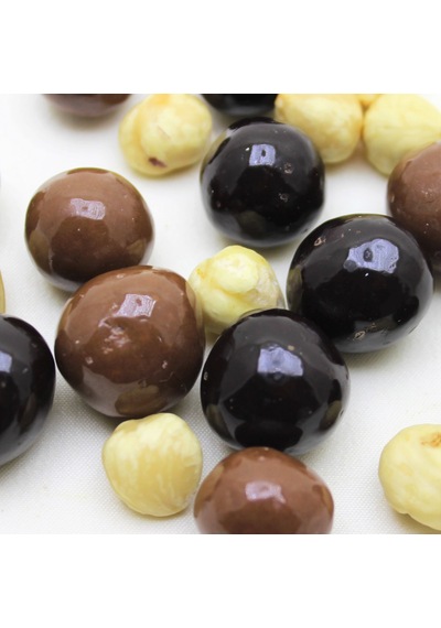 Dark Brown Fındıklı Çikolata - Dolgulu Bitter - Sütlü Draje 1 KG