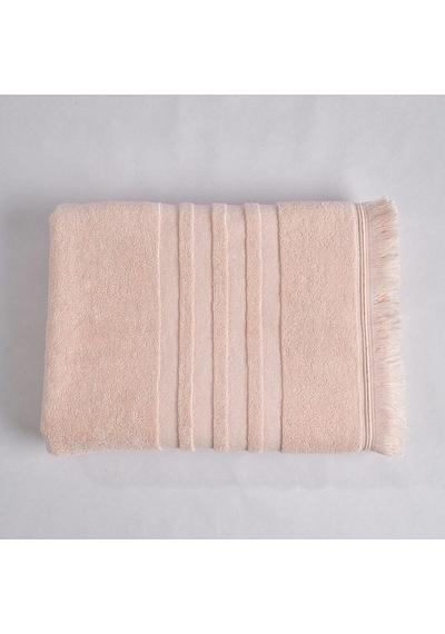 Senza Saçaklı Pamuk Banyo Havlusu Pembe 90x150 Cm Çok Renkli