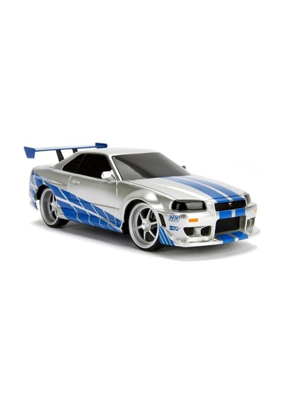 1:24 Uzaktan Kumandalı Fast & Furious Brian's 2002 Nissan Skyline Gt-r Bnr34