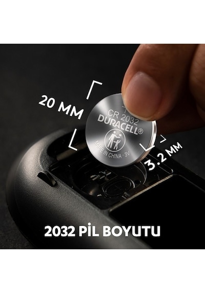 Duracell Özel 2032 Lityum Düğme Pil 3v 5'li Paket
