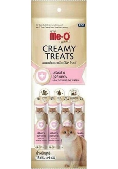 Me-o Gold Creamy Ton Balığı Ve Turna Yemişi Yetişkin Kedi Ödülü 4x15 Gr