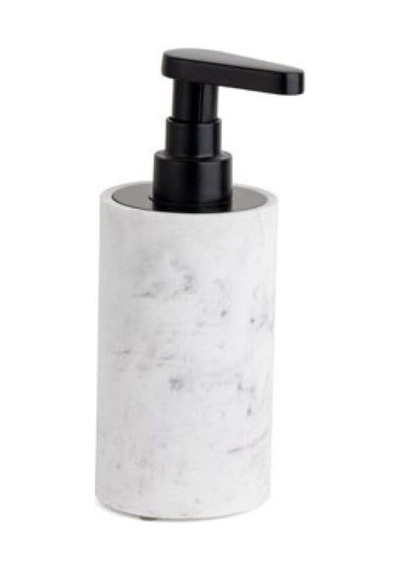 Sıvı Sabunluk Mermer Desenli/siyah Renk 190x73x88 Mm Çok Renkli