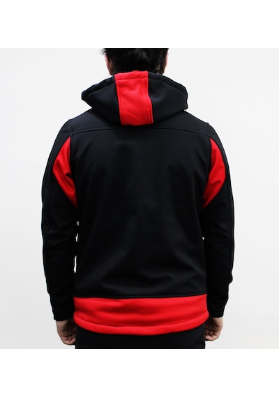 Mudwill Softshell Erkek Mont Ceket Kırmızı-Siyah