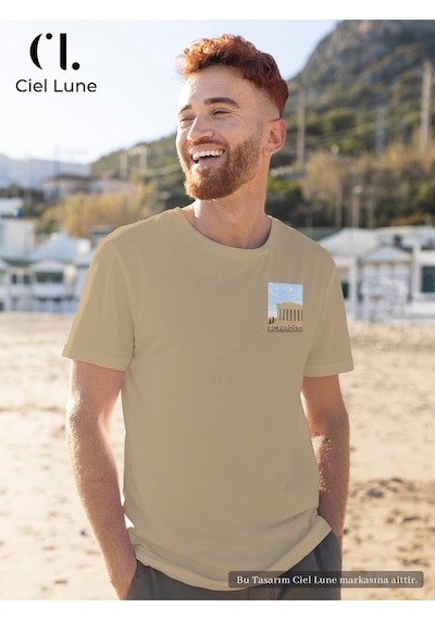 Nevermind Unisex Kadın Erkek Athens Acropolis Baskılı Özel Tasarım Oversiz Bej Nevermind Unisex Kadın Erkek Athens Acropolis Baskılı Özel Tasarım Oversiz Bej