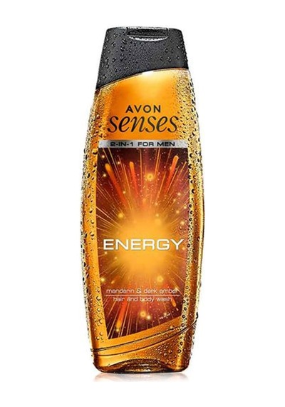 Avon Energy Manderin Dark Amber Duş Jeli Vücut Şampuanı 500 ML