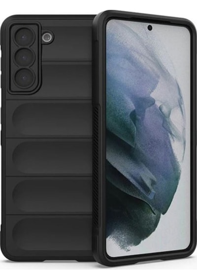 Microcase Samsung Uyumlu Galaxy S21 Miami Serisi Silikon Kilif-Siyah 552838963