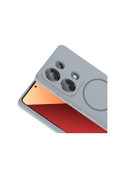 Xiaomi Redmi Note 13 Pro 4g Kılıf Magsafe Destekli Kamera Korumalı Yumuşak Silikon Pazarplus Lacivert