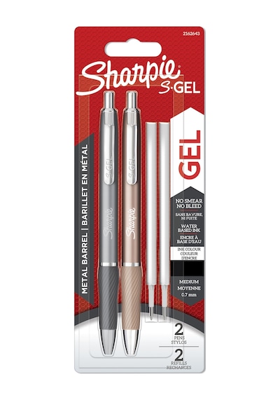 Sharpie Jel Kalem S-gel Metal Gri Bronz + 2 Refill Metalik