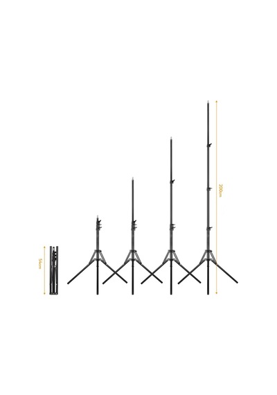 Thentech Katlanabilir Ayaklı Boyu Ayarlanabilir Kamera Uyumlu Tripod