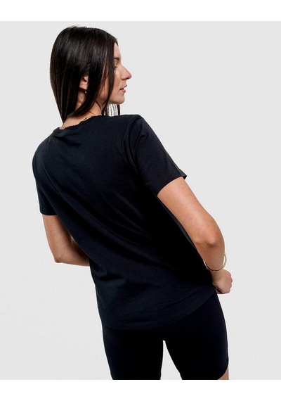 Nike Clup Tee Pamuklu Kadın Siyah Tişört