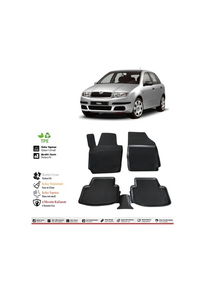 Skoda Fabia 2004 Model 4d Havuzlu Paspas