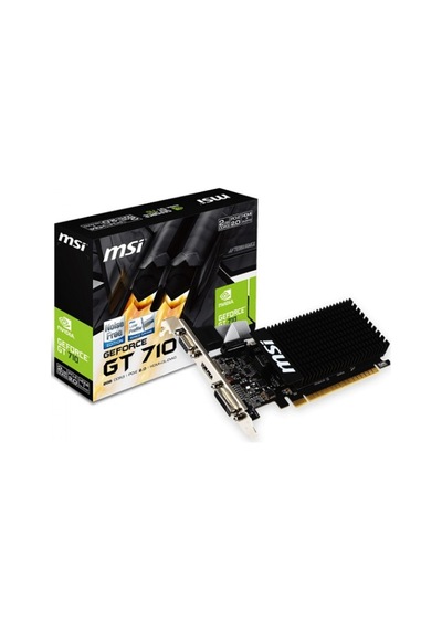 MSI GT710 2GB 2GD3H-LP DDR3 64bit HDMI DVI P  Ie 16X v2.0 Low Pro