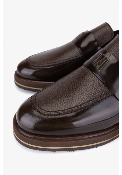 Valmenti Erkek Hakiki Deri Kahverengi Loafer Ayakkabı 183 20089 Erk Ayk Sk25-26 Kahve Acma/khv Fltr Kahverengi