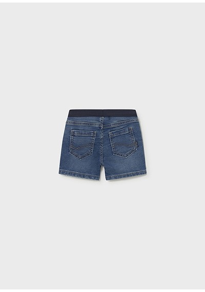 Mayoral Bebek Beli Lastikli Bermuda Kot Şort Lacivert 01221