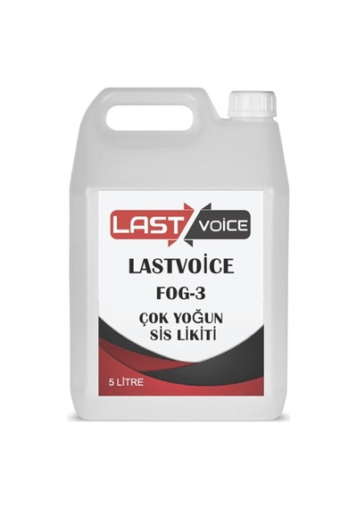 Lastvoice Fog-3 Çok Yoğun Sis Makinesi Likiti Sıvısı 5 Litre