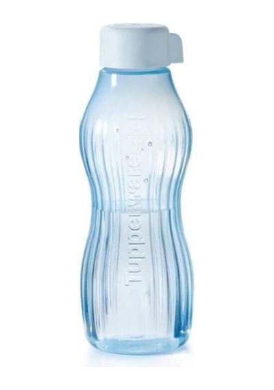 Tupperware Eko Şişe Ice 880 Ml Dondurulabilir Matara Suluk Mavi