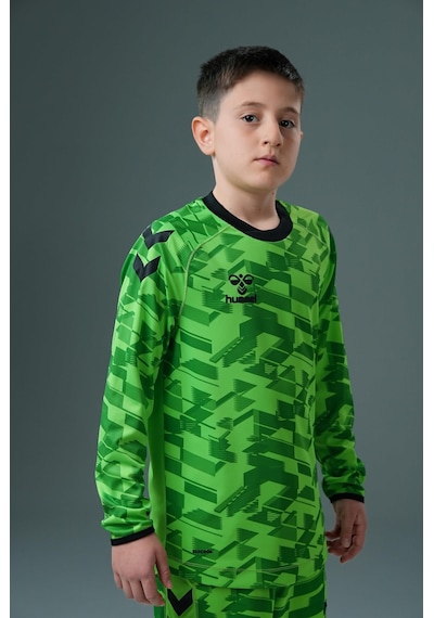 Hummel Line Kaleci Tek Üst Forma Neon Yeşil Çocuk