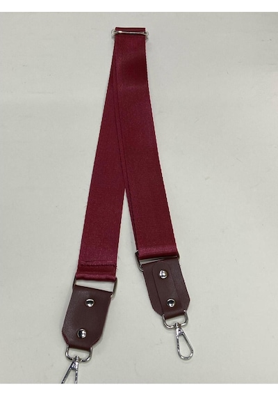 Karantuhafiye Derili Palaska Askı / Polyester Palaska Askı / Palaska Sap / Polyester Çanta Sapı Bordo Bordo