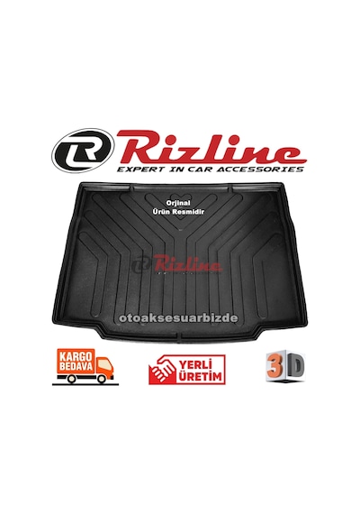 Renault Clio 5 Hb 3D Bagaj Havuzu Paspası Hb 2020 Sonrası  Rizline