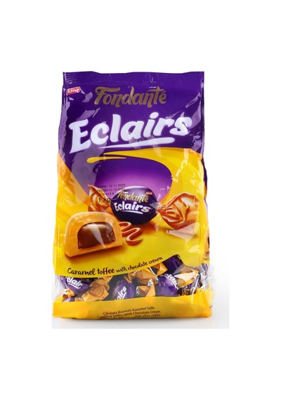 Fondante Eclairs Caramel Toffee 1000 Gr. (1 Poşet)
