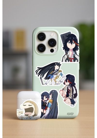 Kill La Kill Sticker Anime Paketi 20 Adet Çok Renkli
