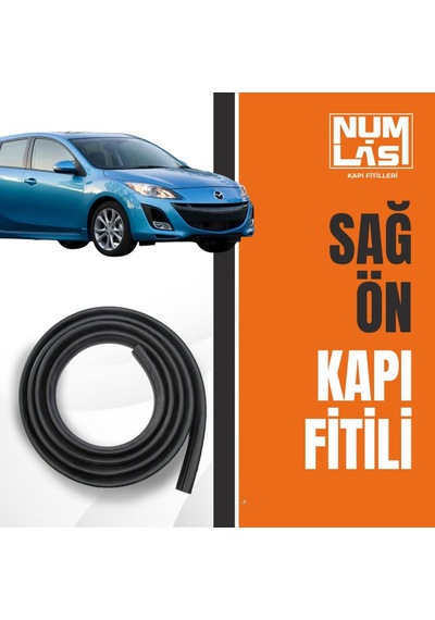 Mazda 3 Hatchback 2009-2012 Sağ Ön Kapı Fitili-a Kalite-numlas-nm4098