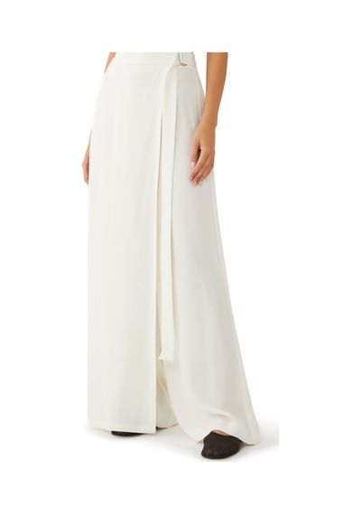 St. Agni Şık Sargılı Pantolon Off White