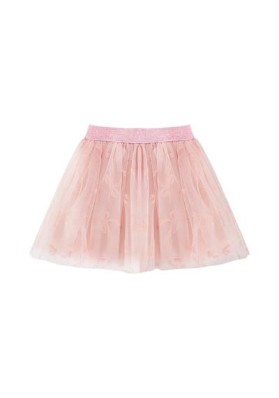 Civil Baby Fiyonklu Tüllü 6-18 Ay Etek - Pembe açık pembe