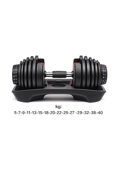 Ayarlanabilir Dambıl Ve Stand Seti 2 X 40 Kg Ayarlanabilir Mekanizmalı Dambıl + Dambıl Standı
