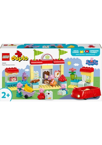 LEGO® DUPLO® Peppa Pig Süpermarket 10434 - 2+ Eğitici Oyuncak Yapım Seti (70 Parça)