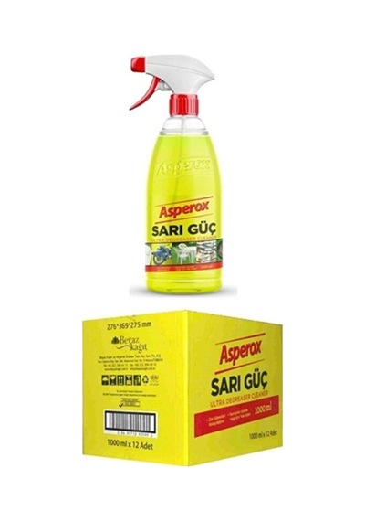 Sarı Güç Sprey 1000 Ml X12ad Bır Kolı