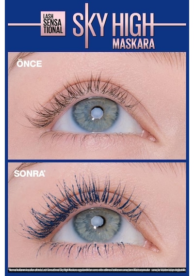 Sky High Navy Blue Mavi Maskara - Kirpiklerde Limitsiz Uzunluk Ve Hacim Etkisi 30197411-11322