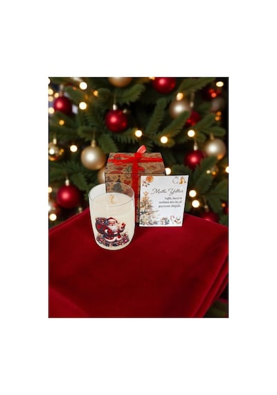 Yılbaşı Christmas Noel Hediyelik Kokulu Soya Mum