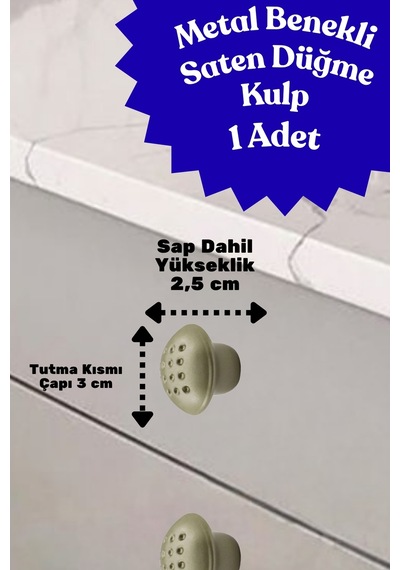 Klc Metal Benekli Yuvarlak Saten Düğme Kulp - Çocuk Odası, Mutfak Ve Dolap İçin Modern Çekmece Kulbu Benekli Saten Benekli Saten Klc Metal Benekli Yuvarlak Saten Düğme Kulp - Çocuk Odası, Mutfak Ve Dolap İçin Modern Çekmece Kulbu Benekli Saten Benekli Saten