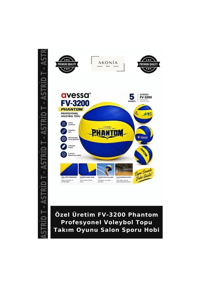 Özel Üretim Fv-3200 Phantom Profesyonel Voleybol Topu Takım Oyunu Salon Sporu Hobi Çok Renkli